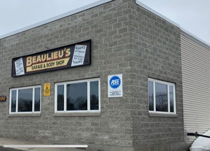 Auto body and collision repair at Beaulieu's Garage in Caribou Maine